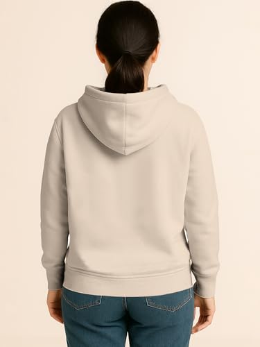 Image of HELLCAT Trendy Cotton Blend Hoodie for Women | Stylish Winter Hooded Sweatshirt for Women