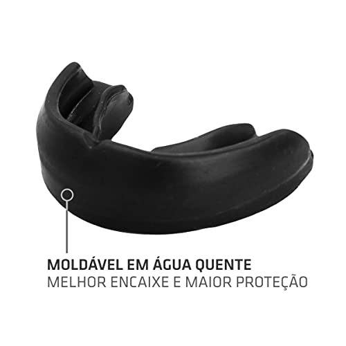 Muvin Protetor Bucal Profissional – Moldável – Com Estojo – Proteção - Lutas – Esportes de Contato -