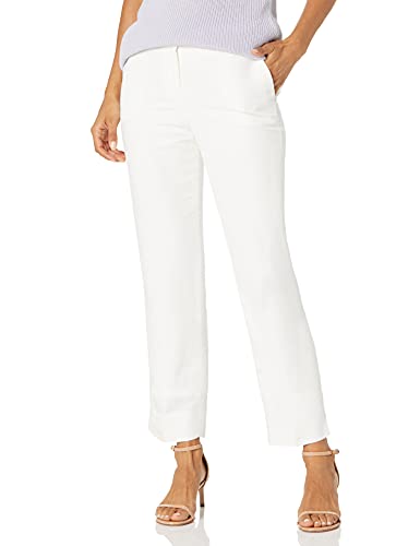 Kasper Women's Side Elastic Linen Pant