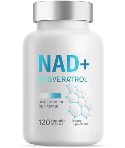 NAD+ Supplement 1000mg, High Purity NAD+ for Cellular Vitality & Energy Metabolism, 120 Count