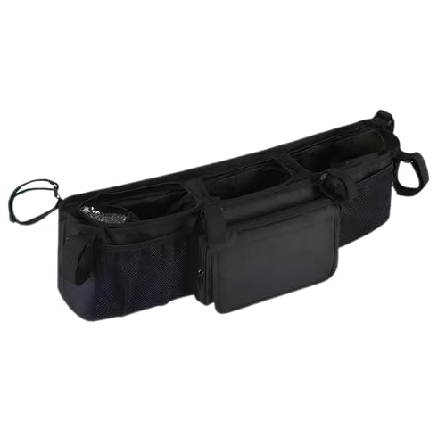 Porte-gobelet pour poussette double à 3 compartiments pliable