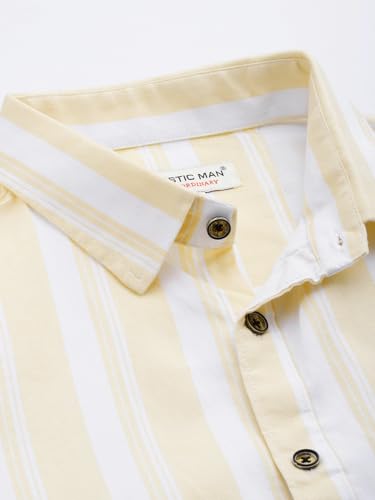 Image of Majestic Man Men's Cotton Slim Fit Shirt