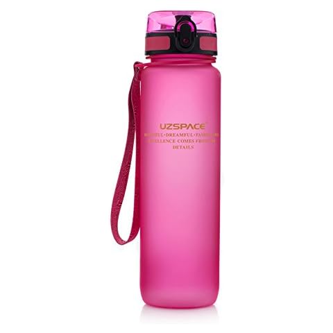 Tofern Outdoors Botella de Agua sin BPA 1L Rosado Cover