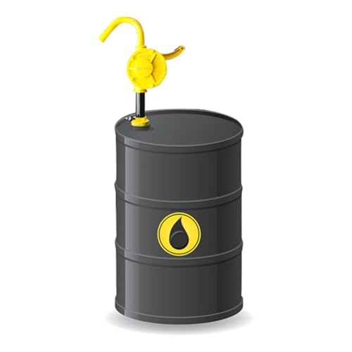 Pompe de transfert de carburant à manivelle rotative robuste pour diesel, huile légère, fluides à base d'eau