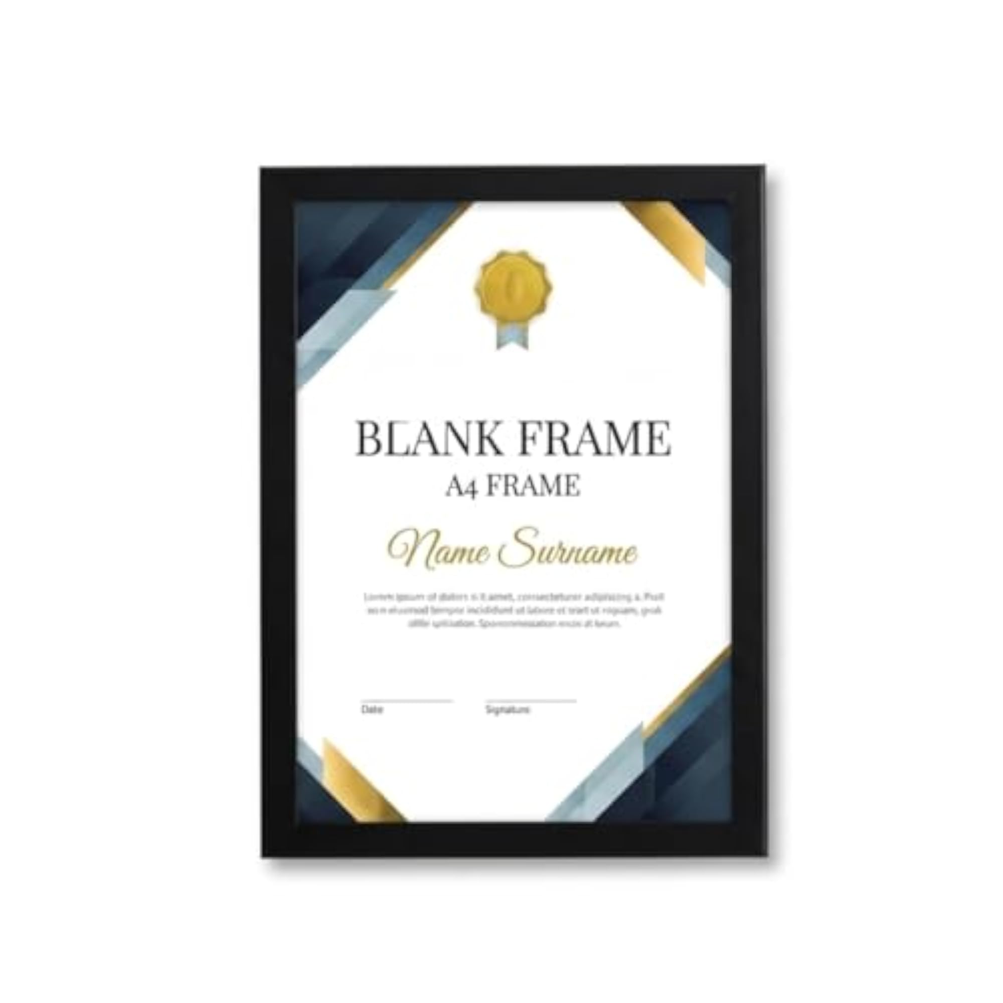 A4 Size Photo Frame for Wall & Table, Certificate Display