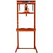 Donext 12-Ton Hydraulic Shop Press, Heavy-Duty Steel Frame with Adjustable Work Table, Industrial Hydraulic Press for Auto Repair & Metalworking(Orange)