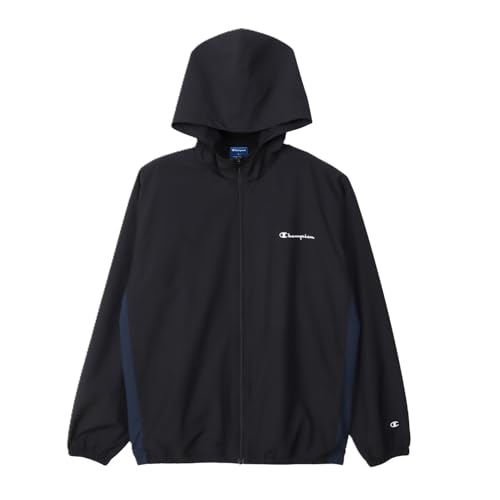 [チャンピオン] トップス 長袖 上着 アウター 丸首 ポリエステル100% スクリプトロゴ ジップフーデッドジャケット メンズスポーツ トレーニングC3-CSC11-090-L