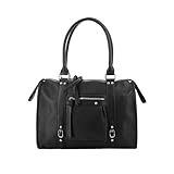 RANGEMENT & ESPACE : 1 compartiment principal pour accueillir de la tablette moins de 11 pouces (max 25x20 cm, comme iPad 10e, iPad Air 5e, Samsung Galaxy Tab S9), du livre de poche, de l’agenda, de la petit gourde, du portefeuille; tandis que 5 poches zippées ou ouvertes à l’intérieur et à l’extérieur ajoutent un rangement supplémentaire pour organiser le téléphone portable, les petits objets et autres accessoires.