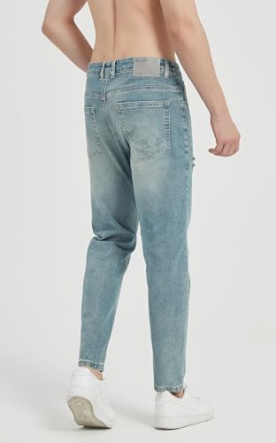 Men's Slim Fit Stretch Jeans for Men Fashion Denim Pants3