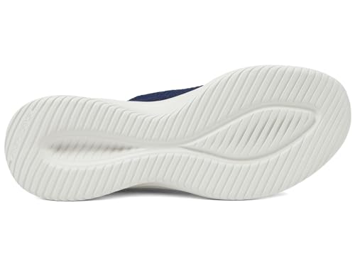 Skechers Sport Women's Women's Hands Free Slip Ins Ultra Flex 3.0 Smooth Step Sneaker, Navy, 7 Wide4