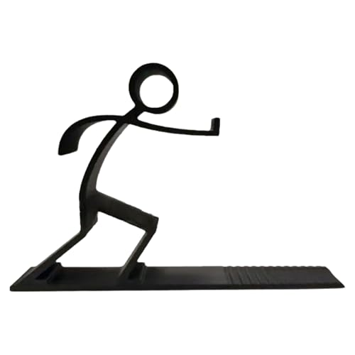 Sujetalibros - Sujetalibros elegantes decorativos | Moderno soporte antideslizante para libros | Organizador de metal resistente para oficina, hogar, biblioteca, escritorio de estudio y almacenamiento