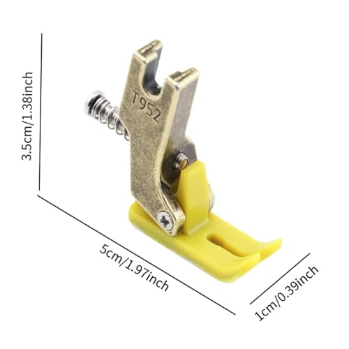 Prensatela para máquina de coser industrial con pliegues miniatura 3
