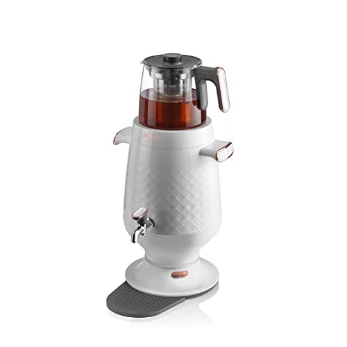 Arzum Ehlikeyf Samowar Samower, Tea Machine, Water Kettle, plástico - Imagen 4