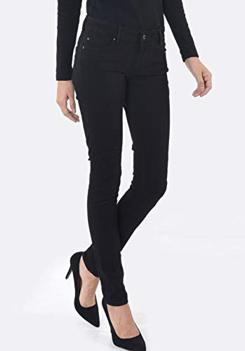 Kaporal - Jean Slim Noir Femme, Effet Push-up - Lockk - 34 - Noir