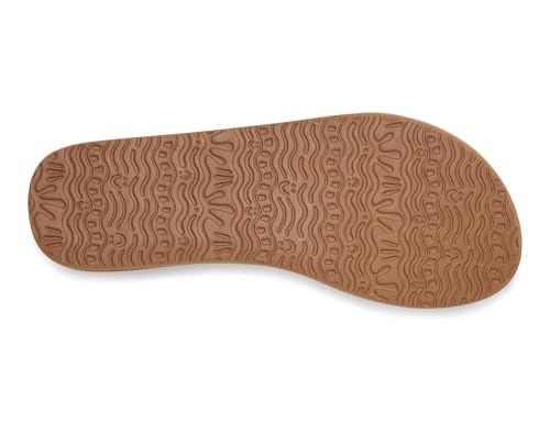 Image of Sanuk Yoga Joy Womens Flip Flops | Yoga Mat Footbed | Sandals for Women | Womens Yoga Sandals | Women's Beach Sandals
