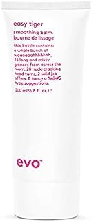 evo Easy Tiger Smoothing Balm - Hold Styling Balm for All Hair Types - Provides Hair Smoothing & Reduces Frizz - 200ml / 6.8fl.oz