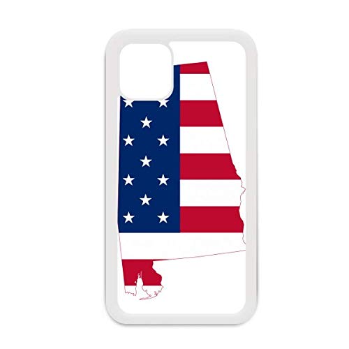 Coque iPhone 12 Pro Max anti-choc carte USA motif blanc durable