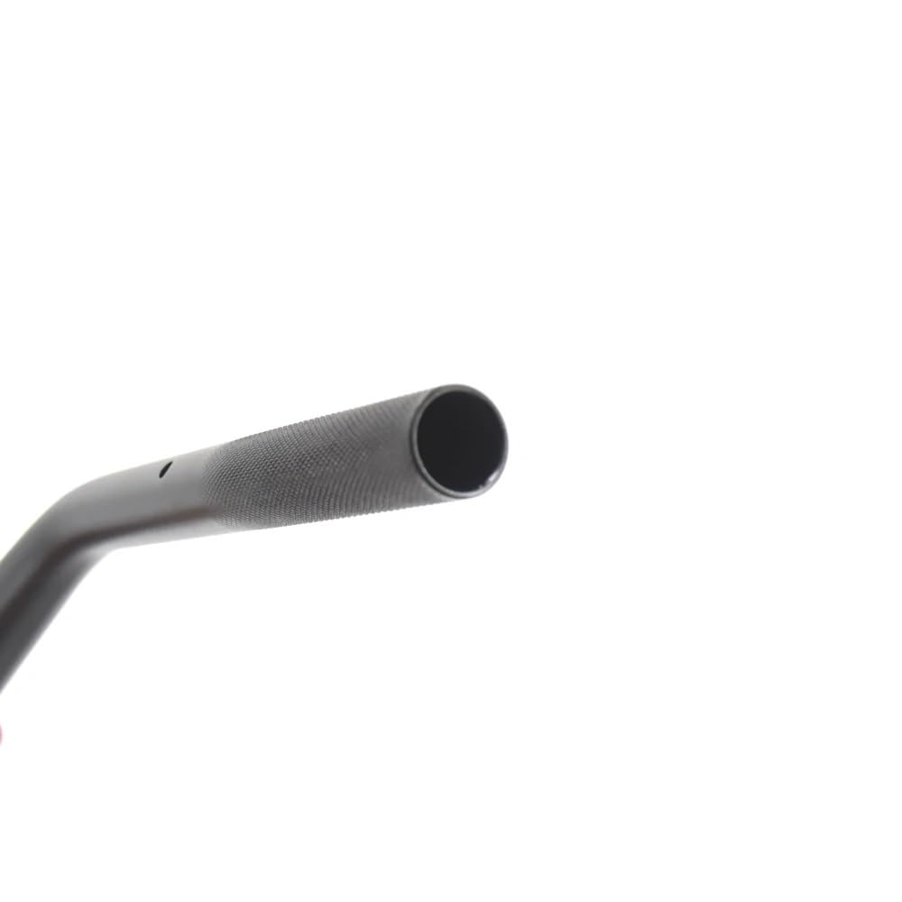 Pasuje do R9T Cafe Racer Pasuje do Scrambler Pasuje do TRK 502 28mm kierownica Retro motocykl CNC aluminium anodowana kierownica Motocyklowa Bilans Bilansowy Wykonany(Black and bar end S)