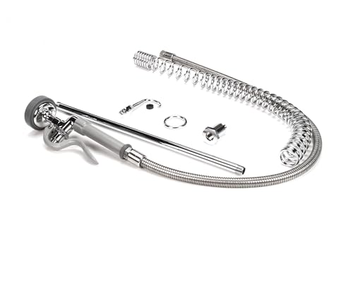 T&S Brass B-0133-LB Pre-Rinse Spring Action with Riser, Hose and Spray Valve