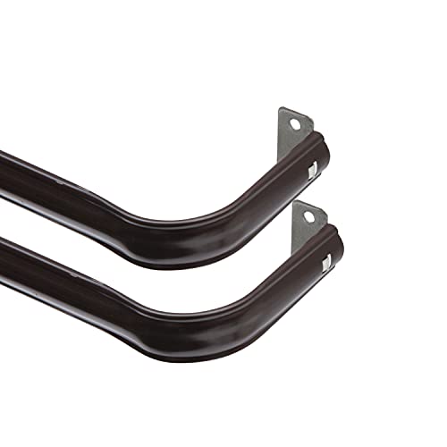 Interior Living 28-48 In. Superior Hold Premium Curtain Rod, 2-Pack, Brown #TOP18
