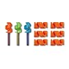 Victorinox Fireant Mini Tools - Compact 3 Piece Fire-Starter Set Compatible with 84, 85, 91 and 111 mm Swiss Army Knives