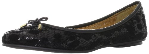 GIDE22006 Animal Print Ballet Shoes with Beautiful Eyes