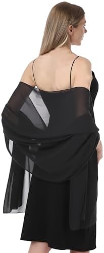 Hotshawl Women's Chiffon-shawl001 Formal,Classic