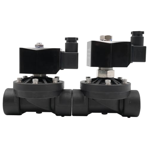 Válvula solenoide NPT de 3/4 pulgadas y 12V DC para control de agua en tuberías de plástico NC 4