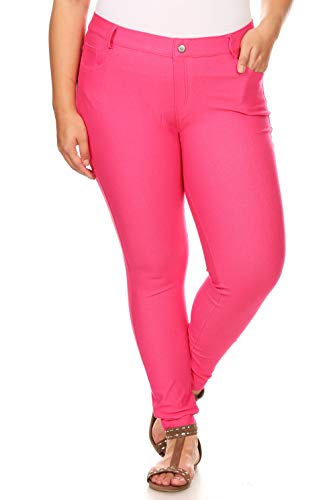 Image of YELETE Women's Basic Five Pocket Stretch Jegging Tights Pants