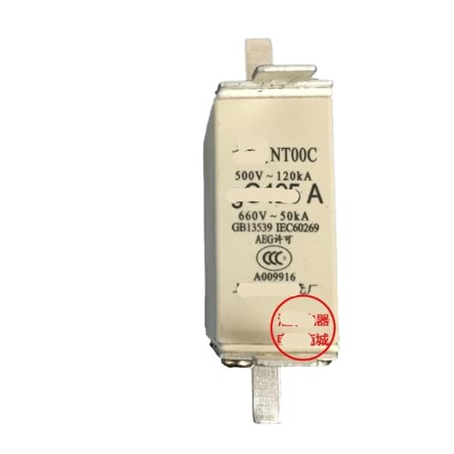 Fusible céramique NT00C 125A 660V R030C pour la protection des armoires électriques industrielles