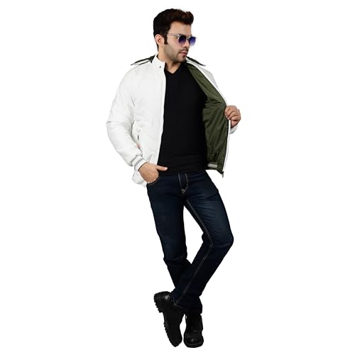 Image of Quark Export Quality Reversible Puffer Jacket in GLD Material best for Winterwear /Hiking /Biking /Camping /Mountaineering /Racing /Climbing /Tracking(Control Temperature up to 3 Degree Celsius.)(3C)