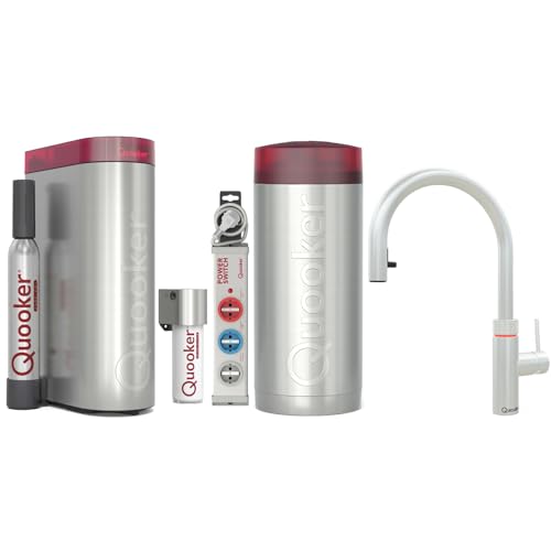 Quooker Flex mit Reservoire COMBI incl. CUBE, CUBE-Filter, und Lastenwechsler (Voll-Edelstahl)
