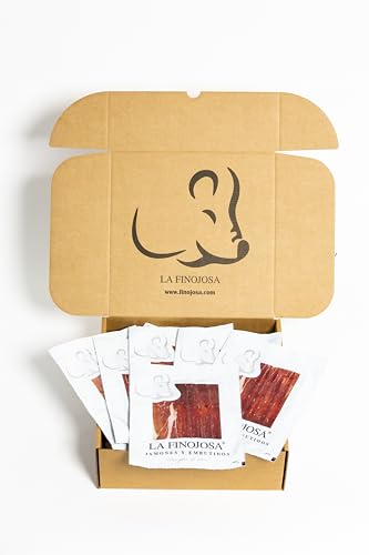 Jamón Serrano Gran Reserva Loncheado - Pack 20 Sobres de 100 g - Mínimo 24 Meses de Curación - Pata de Jamón - Aroma Agradable e Intenso - Sabor Dulce y Poco Salado - La Finojosa