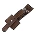 Valhalla Gear, Rustic Axe Holder with Belt Loop, Waist Holder for Axes, Hip Holster for Tools, Thick Full Grain Leather, Handmade (Bourbon Brown)