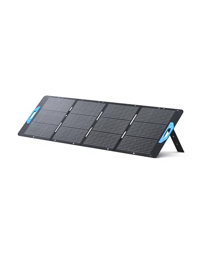 Anker SOLIX PS200 Solar Panel with Adjustable Kickstand, 200W Foldable Portable Solar Charger, IP67 Waterproof, 23% Higher Energy Conversion Efficiency, for Camping, RVs, and Blackouts