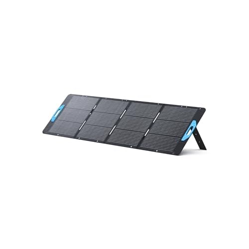 Anker SOLIX PS200 Solar Panel with Adjustable Kickstand, 200W Foldable Portable Solar Charger, IP67 Waterproof, 23% Higher Energy Conversion Efficiency, for Camping, RVs, and Blackouts 200W