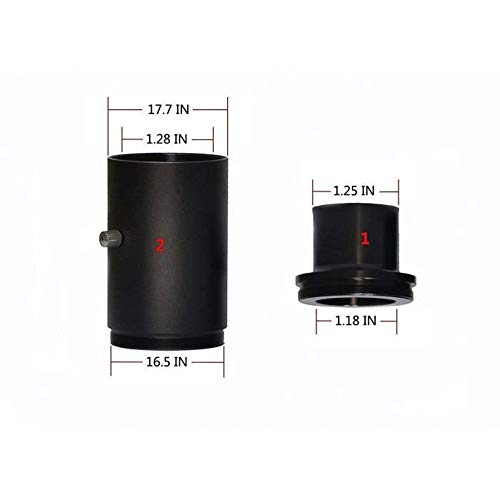 Mystery Adaptateur de Support de télescope 3,2 cm et Adaptateur de Tube d'extension (Tube d'extension télescope) pour Appareil Photo Reflex numérique Nikon Canon Sony sans Miroir - Image 4