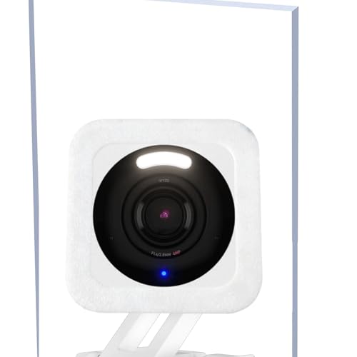 2PCS Security Camera Window Mount Compatible with Wyze Cam V4/V3, No Drill No Screws Installation Required - Not for Double Pane or Frosted Glass