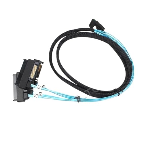 Cable SAS SATA interno 1M con conectores SFF-8087 a SFF-8482