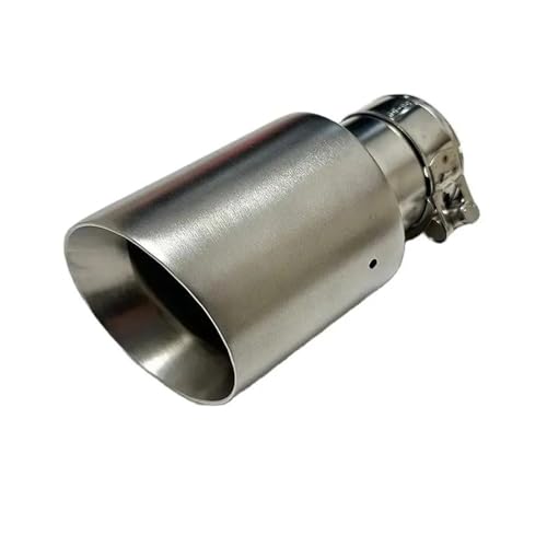 Tuyau d'échappement inox argent dépoli pour personnaliser votre voiture de sport