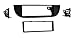 Metra 99-6515B Single DIN Dash Kit for Fiat 500 2012-Up, Black