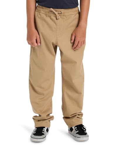 Pantalon garçon Quiksilver Taxer Heavy Twill fini les genoux troués en récréation
