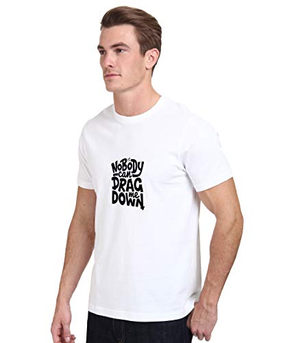 Image of T-Shirt for Men Nobody CAN Drag ME Down Quote Tees