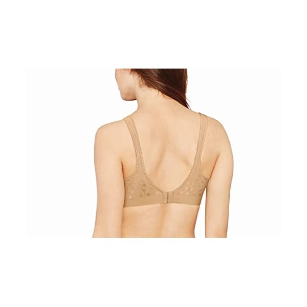 Bali-Womens-Comfort-Revolution-Shaping-Wirefree-Bra-DF3488 Bali Women's Comfort Revolution Shaping Wirefree Bra, Nude Dot, Medium