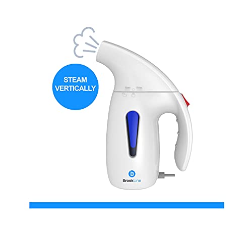 Brookline Steamer For Clothes 180Ml - Handheld Garment Steam Iron For Home Office - 800 Watts Portable Mini Travel Fabric Wrinkles Remover With 9 Foot Extra Long Cord - Plancha A Vapor Para Ropa #TOP5
