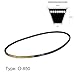 uxcell O-850 Industrial Lawn Mower Rubber V Belt 850mm Inner Girth 10mm Width 6mm Height