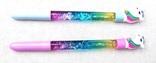 Image of Eclet 14PCS Unicorn Stationery Combo Set for Kids | Unicorn Pen & Pencil Collection with A5 Pouch | Gel Pens, Water Pens, Star Pens, Fur Pen & Unicorn Pencils | Multicolor Gift Set