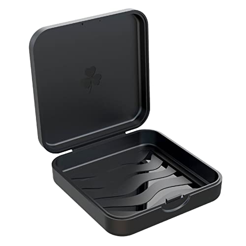 Etui Pour Appareils Dentaires - Boite de Protection pour Appareils Orthodontiques, Appareils Dentaires Sportifs, Dentiers (Noir) Cover