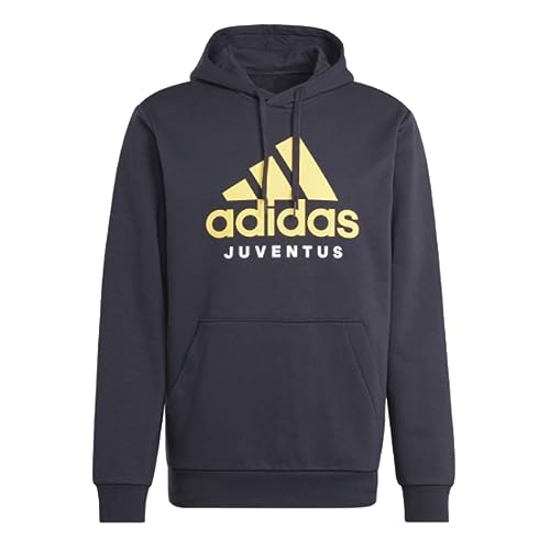 adidas 2023-2024 Juventus DNA Hooded Top (Black)