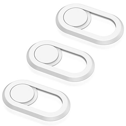 CloudValley Webcam Cover 3-Pack, 2020 Updated Laptop Camera Cover Slide, Horizontal Slide, Webcam Covers for MacBook Pro…